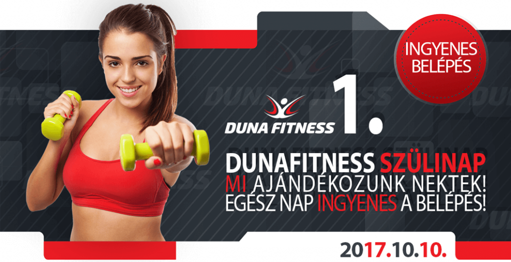 duna fitness 1. szülinap