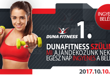 duna fitness 1. szülinap